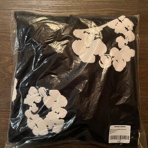 Denim Tears Cotton Wreath Hoodie Black Size L~Sealed Bag~Brand New